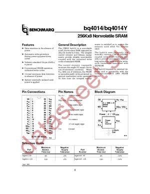 BQ4014YMB-120 datasheet  